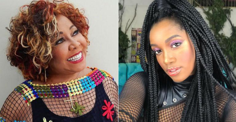 Alcione se declara fã de Iza e exalta talentos da cantora: ”É um acontecimento”