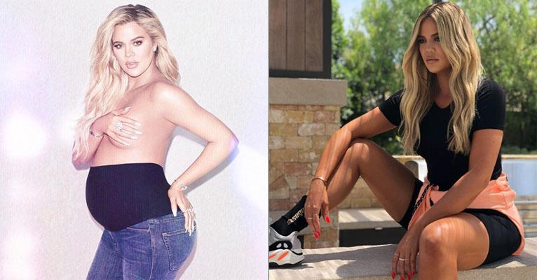 3 meses após dar à luz, Khloé Kardashian revela como já perdeu 15 kg