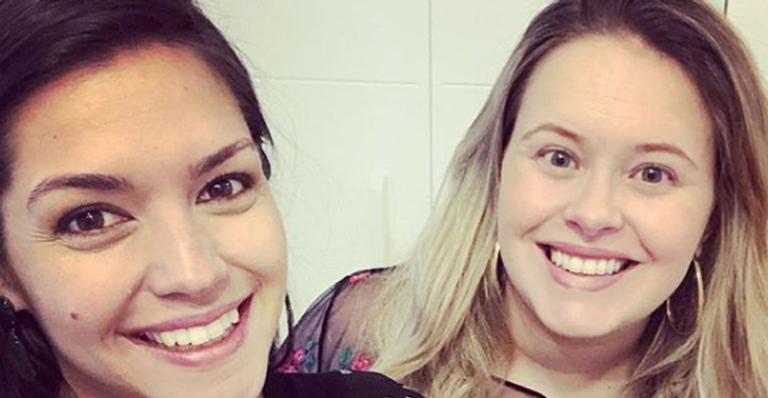 Amigas, Thais Fersoza conhece filho de Mari Bridi: ”Muito amor”