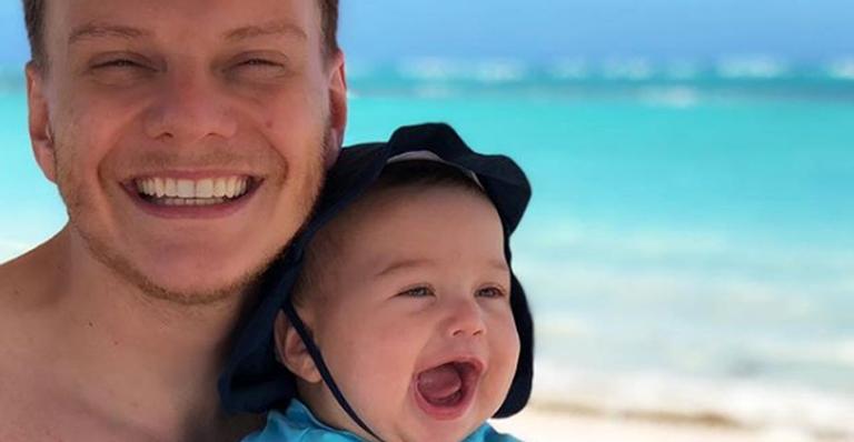 Michel Teló comemora o aniversário de 1 ano do filho, Teodoro: ”Coisa mais gostosa”