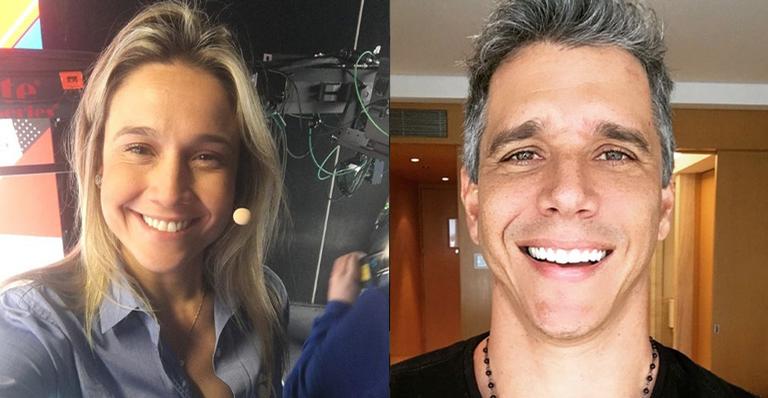 Após erro de Márcio Garcia, Fernanda Gentil tira sarro, sutilmente, do colega