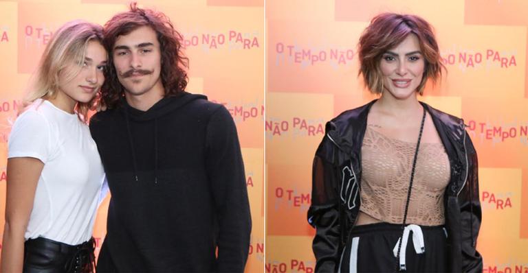 Estreia de ‘O Tempo Não Para’ reúne elenco de peso no Rio