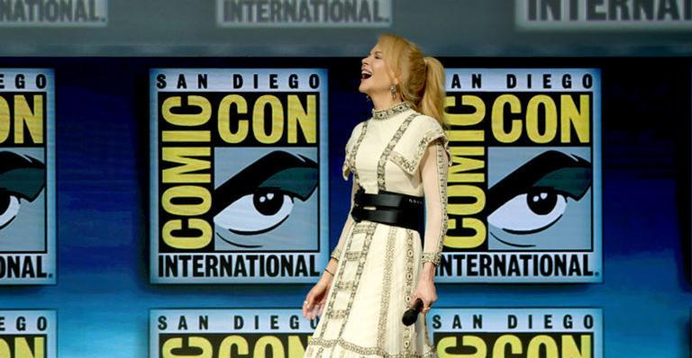 Nicole Kidman assusta seus filhos com aranha gigantesca