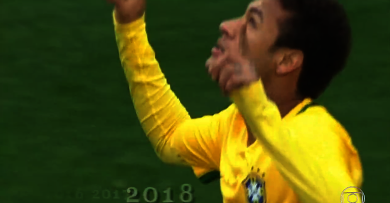 Neymar Jr. surge em capítulo de estreia da novela ”O Tempo Não Para”