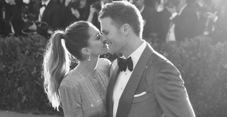 Gisele Bündchen parabeniza Tom Brady pelo aniversário e se declara: ”Meu amor”