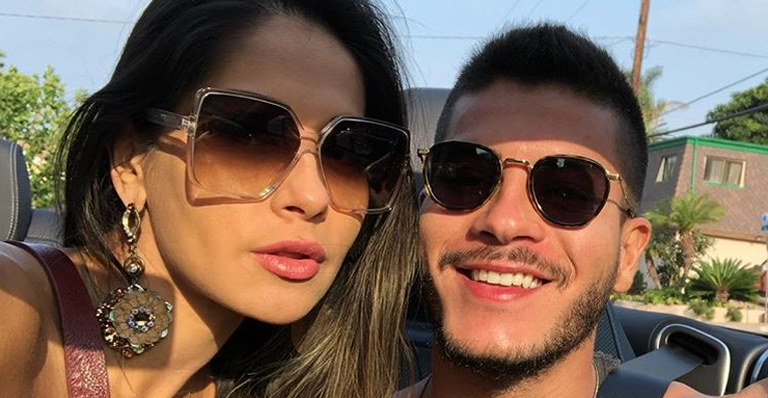 Nos Estados Unidos, Mayra Cardi revela se vai ter a filha com Arthur Aguiar fora do Brasil