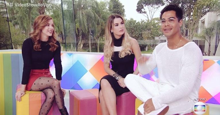 Sophia Abrahão e Micael Borges, ex-namorados, se reencontram no ”Vídeo Show” e fãs se emocionam
