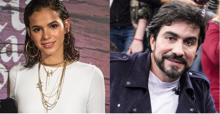 Bruna Marquezine é surpreendida por Padre Fabio de Melo