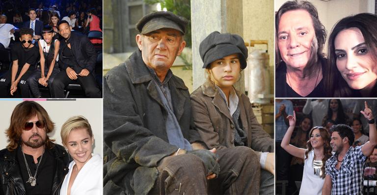 Veja pais e filhos famosos que já trabalharam juntos no mundo do entretenimento