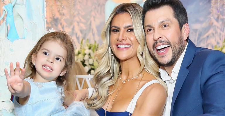 Mirella Santos e Wellington Muniz fazem festão de aniversário para a filha, Valentina