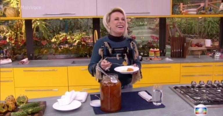 Sem perceber, Ana Maria Braga faz piada picante no Mais Você