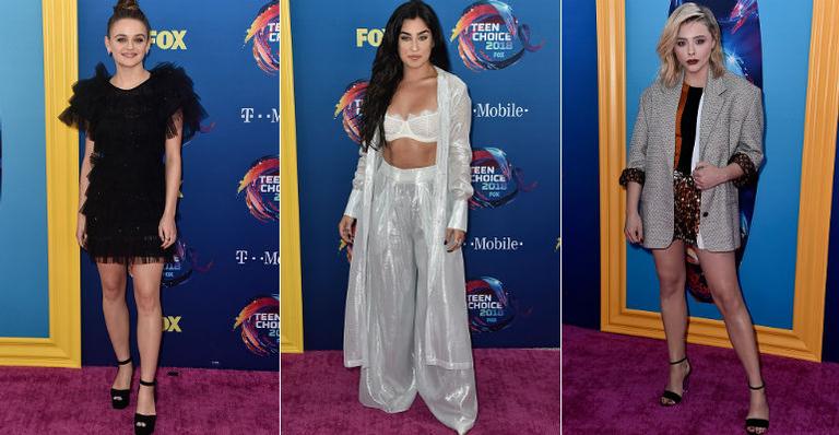 Looks nada basiquinhos marcam o Teen Choice Awards 2018