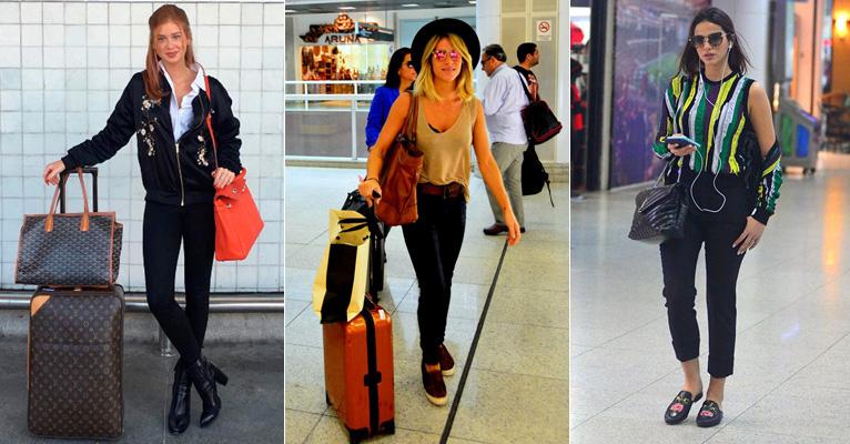 Viajar com estilo: inspire-se nas famosas e saiba qual a roupa ideal para usar no avião