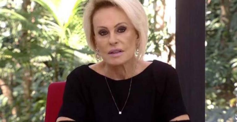 Ana Maria Braga chora ao anunciar morte de funcionário do ‘Mais Você’
