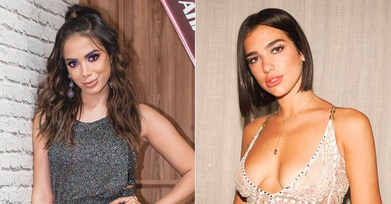 Anitta fala sobre possível parceria musical com Dua Lipa