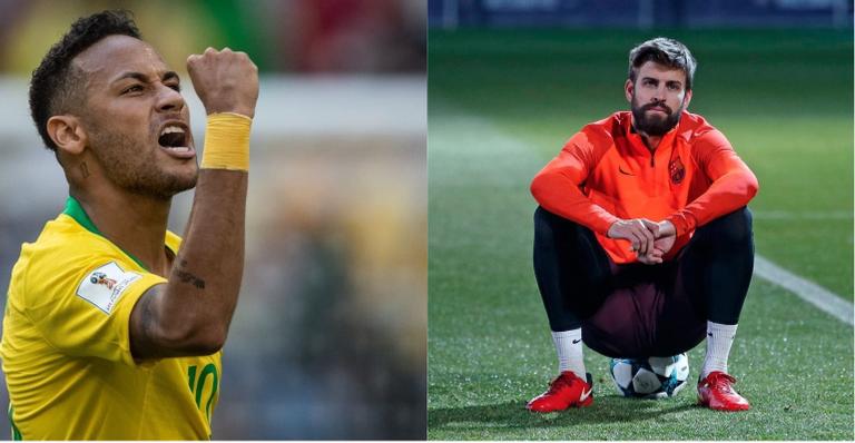 Neymar Jr. arranca fortuna de Gerard Piqué: ”Tomei quase tudo dele”