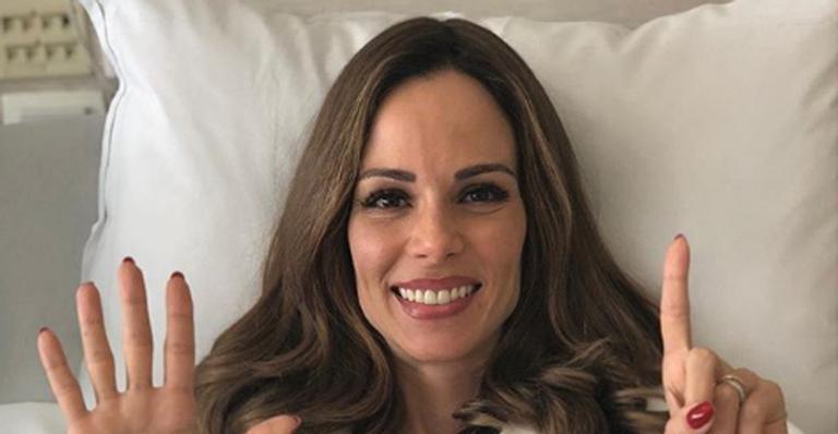 Ana Furtado comemora última sessão de quimioterapia: ”Vitória”