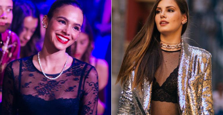 Bruna Marquezine e Camila Queiroz abusam das transparências e dão show de estilo na Itália