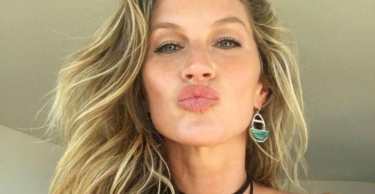 Gisele Bündchen surge deslumbrante em vestido de noiva