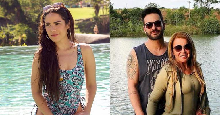 Amigos! Wanessa Camargo posa pela 1° vez com o “padrasto”, Marco Ruggiero, namorado de Zilu