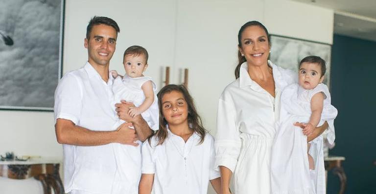 Ivete Sangalo exibe detalhes luxosos do batizado das gêmeas, Helena e Marina