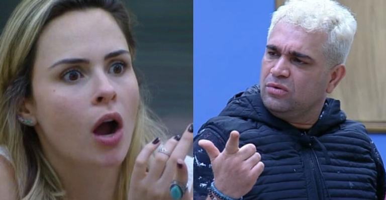 Ana Paula Renault e Evandro Santo brigam e fazem Perlla chorar