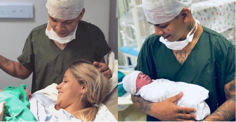 Nasce Liz, quinta filha do dono do hit ‘Amor Falso’, Aldair Playboy