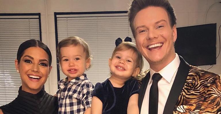 Michel Teló curte dia de folga com a família: ”Melhor parte da vida”