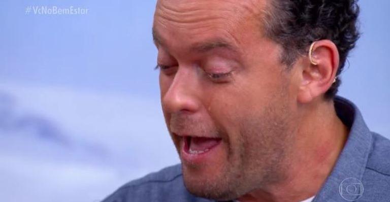 Emocionado, Fernando Rocha chora ao vivo com reencontro no ‘Bem Estar’