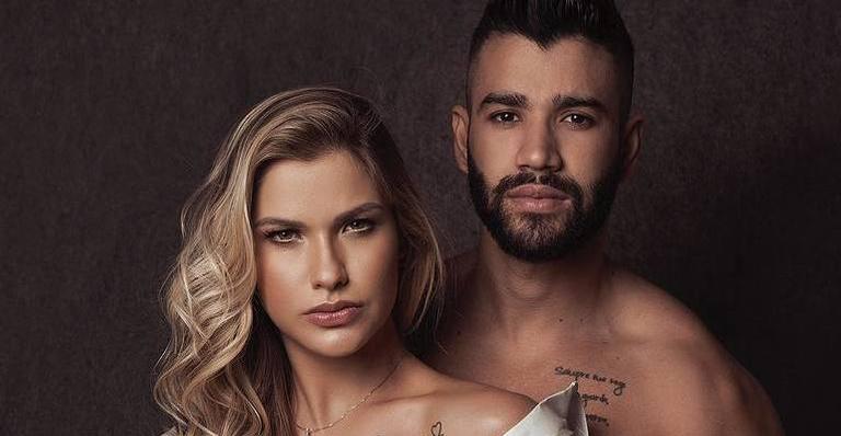 Andressa Suita abusa da sensualidade com look coladinho e decotado para ver o marido, Gusttavo Lima