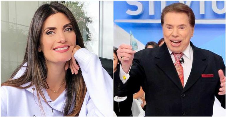 Isabella Fiorentino comete gafe ao tietar Silvio Santos
