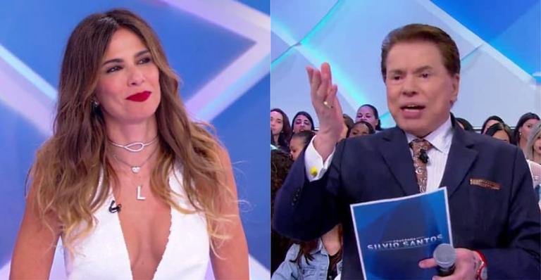 Luciana Gimenez causa climão ao falar do ex-marido com Silvio Santos