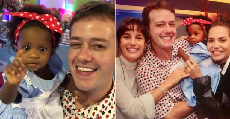 Pablo Sanábio comemora o primeiro ano da filha, Manuela: ”Tenho muito orgulho da minha família”