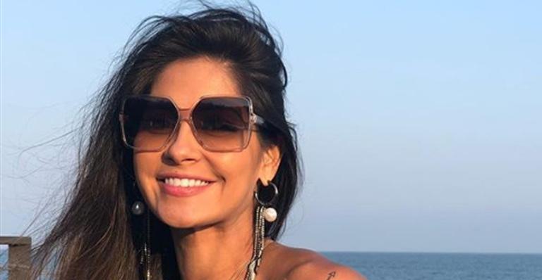 Prestes a dar à luz, Mayra Cardi mostra barriga de grávida
