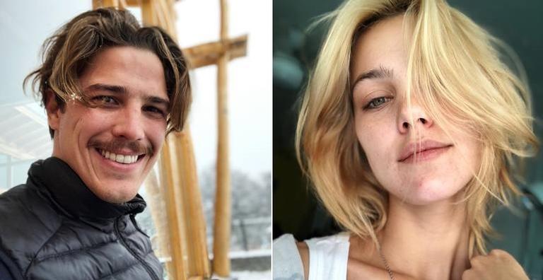 Tá rolando? Após rumores de namoro, Pâmela Tomé e Romulo Arantes posam abraçados na praia