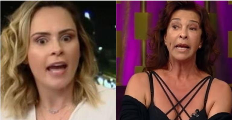 Ana Paula se envolve em barraco com Vida Vlatt e abandona palco do Porchat ao vivo
