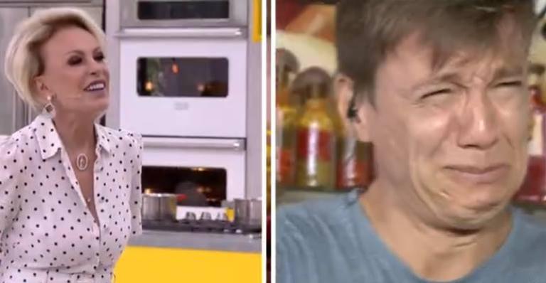 Ana Maria Braga faz repórter da Globo chorar ao vivo e dispara: ”Melhora aí, Felipe”