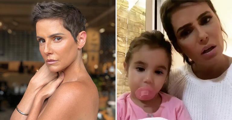 Deborah Secco exibe reação fofa da filha, Maria Flor, ao ver seu novo visual