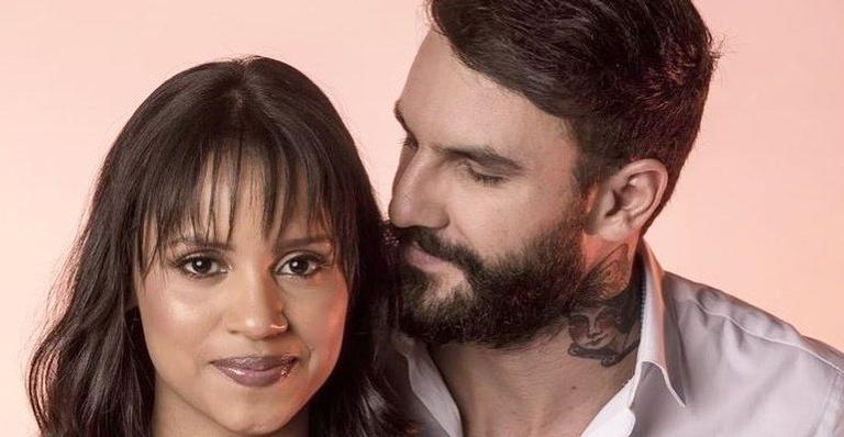 Gleici Damasceno e Wagner Santiago são flagrados em momento romântico na praia