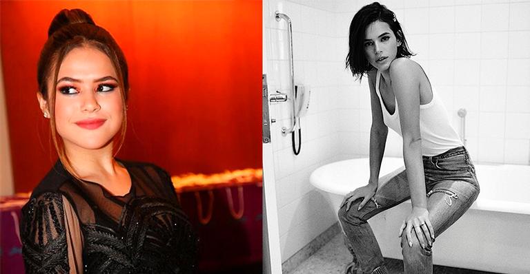 Maisa comenta em foto de Bruna Marquezine e atriz implora: ”Seja minha amiga!”