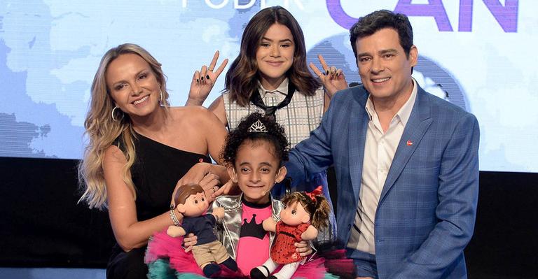 Eliana, Maisa Silva e Celso Portiolli participam da coletiva de imprensa do Teleton 2018