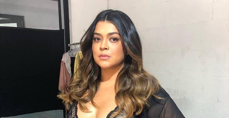 Preta Gil posta foto em lingerie transparente e marido comenta: ”Foto de roupa nunca mais, né?”