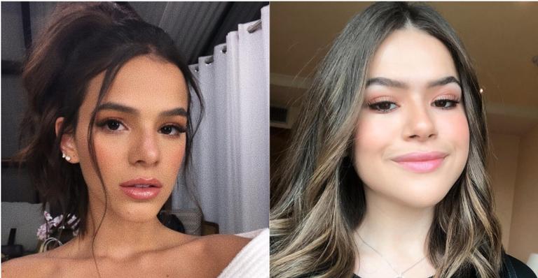 Internautas pedem que Bruna Marquezine e Maisa virem amigas e elas dão resposta engraçada