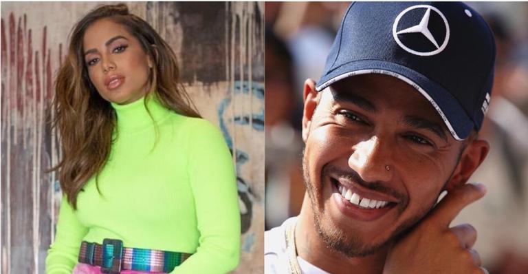 Após fãs suspeitarem um relacionamento, Lewis Hamilton abre o jogo sobre affair com Anitta