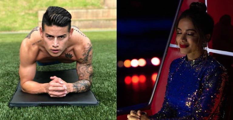 James Rodríguez exibe momento íntimo envolvendo Anitta: ”Bom demais”