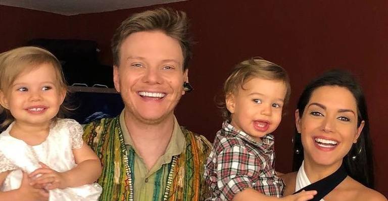 Thais Fersoza se derrete com reação dos filhos durante show de Michel Teló: ”Emocionante de ver”