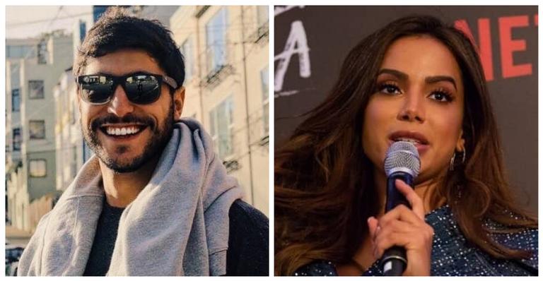 Ex de Anitta, Thiago Magalhães posa com camisa branca molhada e responde comentários ousados de fãs