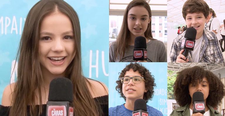 Elenco de “As Aventuras De Poliana” visita crianças com câncer