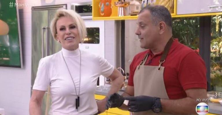 Convidado pede beijo para Ana Maria Braga e web pira: ”Pôs fogo no Mais Você”