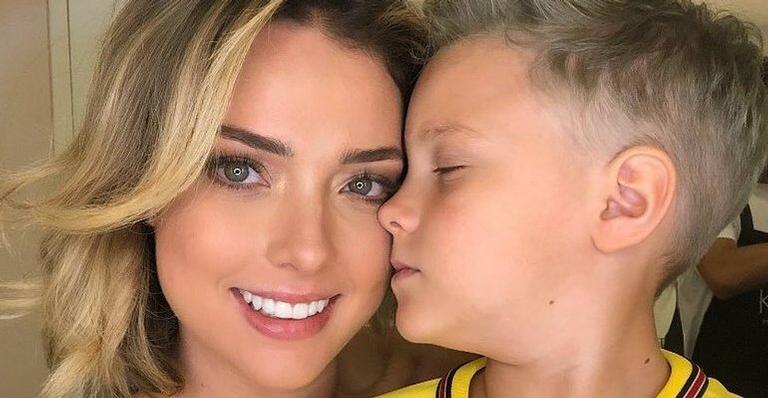 Longe de Davi Lucca, Carol Dantas se emociona ao exibir foto de filho bebê: ”Grande saudade”